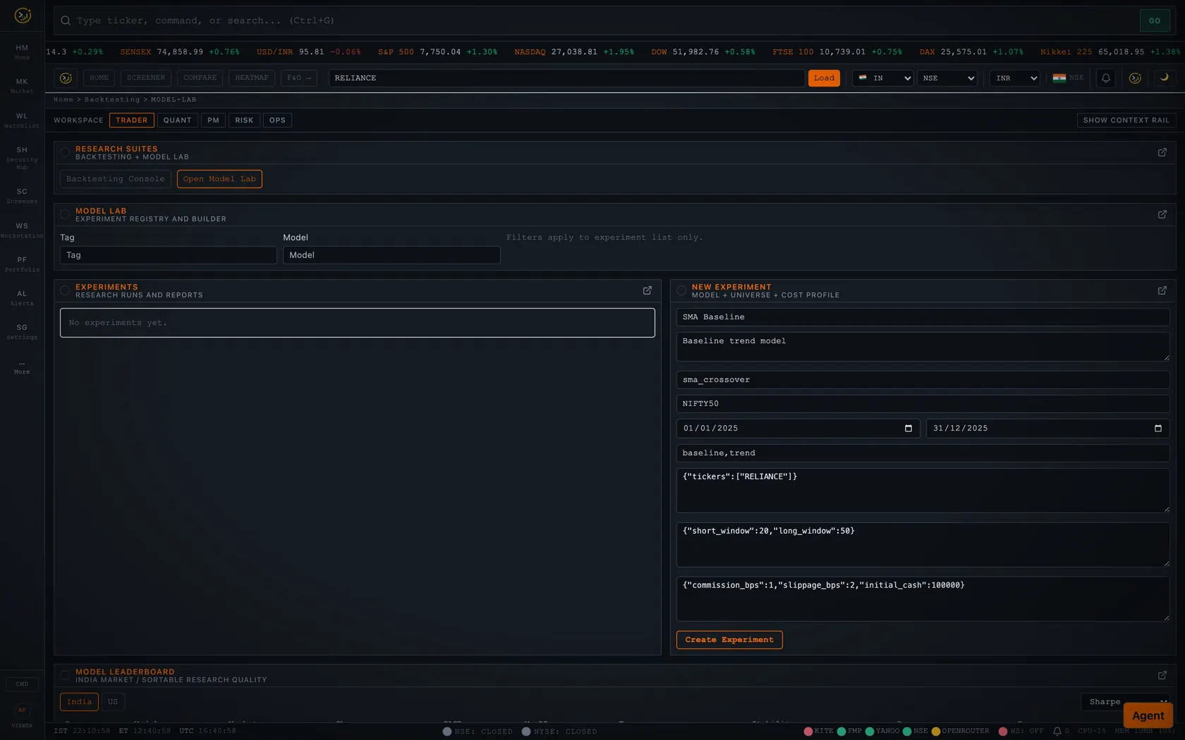 Model Lab screenshot